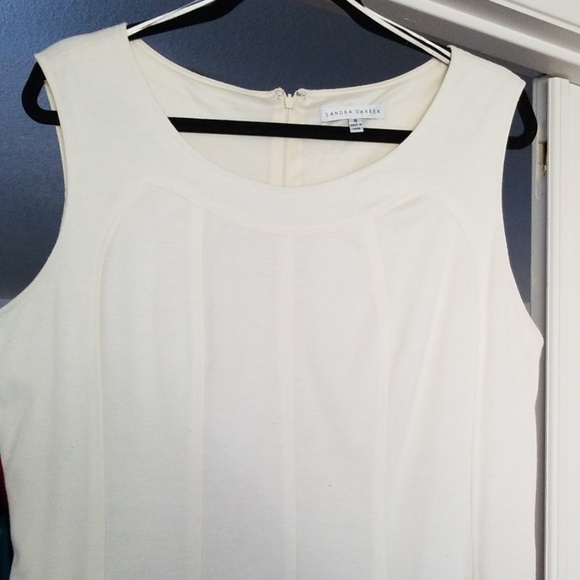 True Cream Colored Trumpet Dress - Picture 4 of 8